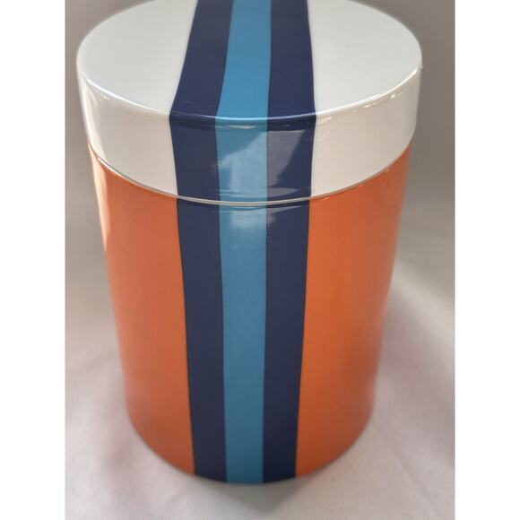 Retired Jonathan Adler Carnaby Calories Canister Ceramic Storage Container - Picture 4 of 8
